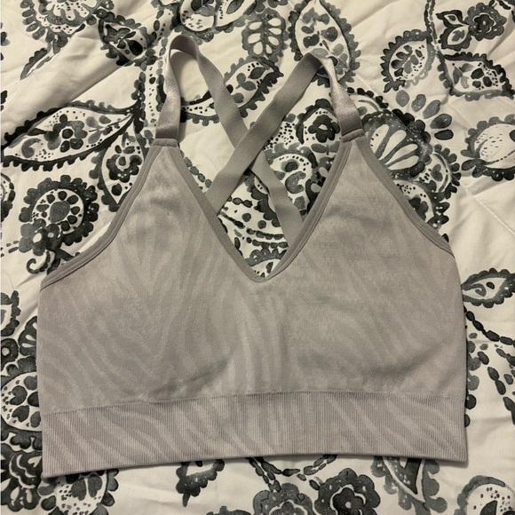 zebra print sports bra womens size small - Picture 1 of 3